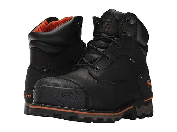 Timberland Pro Men's 6 in. Boondock Composite Toe Waterproof Work Boot - Black