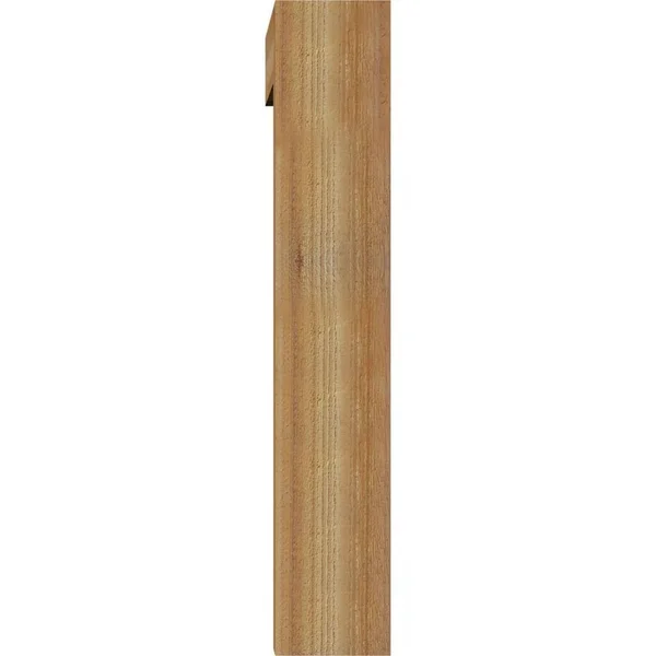 Ekena Millwork 1462644 6x22W x 22x22D x 34x22H Imperial Block Rough Sawn Bracket w/ Offset Brace - Western Red Cedar