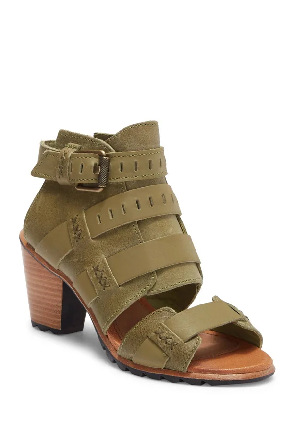 Sorel Women & S Nadia Buckle Sandal - Olive Drab