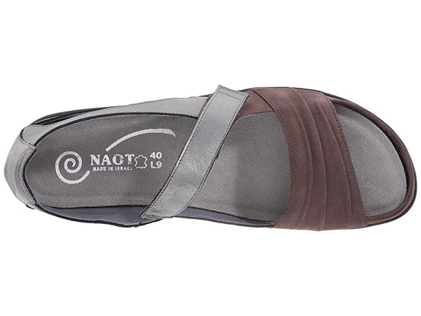Naot Papaki - Women's Sandal - Shiitake/Sterling 35
