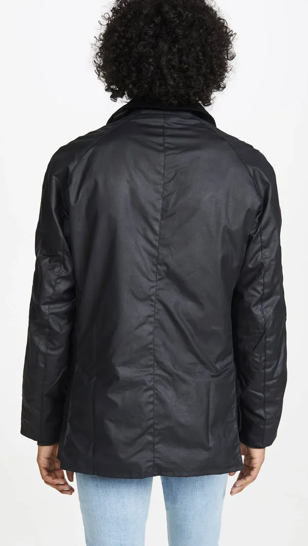 Barbour Ashby Wax Jacket Navy