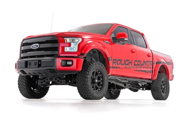 Rough Country - 1070A - Traction Bar Kit for 5-6-Inch Lifts for Ford: 15-17 F150 4WD