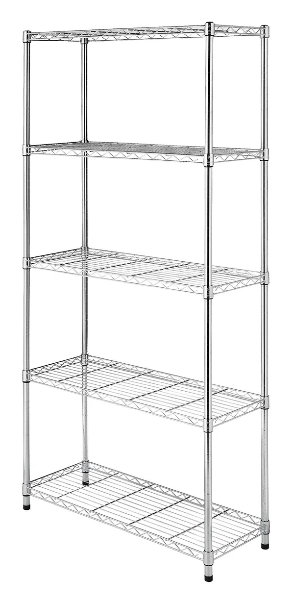 Whitmor 5-Tier Chrome Supreme Shelving