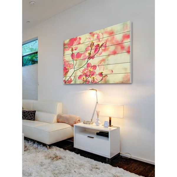 Marmont Hill Morning Light Painting Print on White Wood, Size: 12 inch x 18 inch