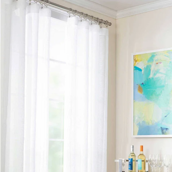 Pine Cone Hill - Stockbridge Satin Nickel Curtain Rod