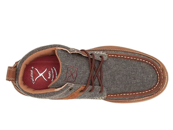 Twisted x Men's Wedge Sole Casual Shoes - Dust Brown