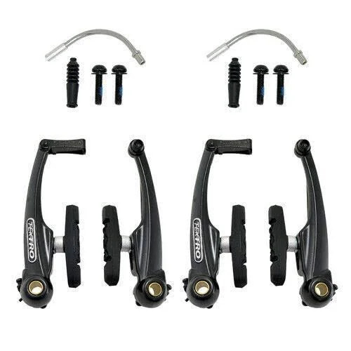 Tektro 857AL Linear Pull Brake Set Long Arms 110mm - Black, MH1813