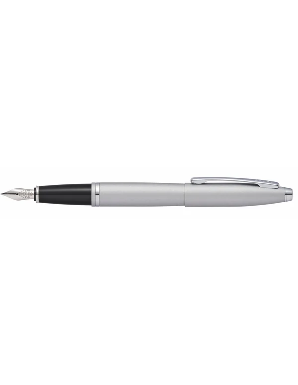 Cross Calais Medium Fountain Pen - Satin Chrome