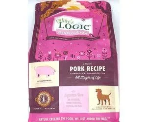 Nature&s Logic Distinction Dry Dog Food 24lbs, Pork