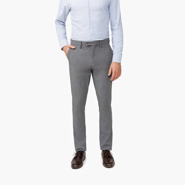 Stretchy - Breathable, Comfortable Performance Pants - Men's Velocity Pant - Grey, Slim, 28