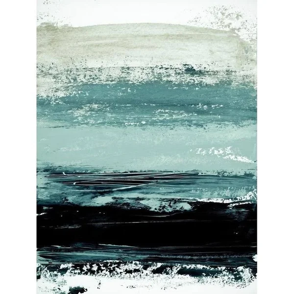 Easy Art Prints Iris (Purple) Lehnhardt's 'Abstract Minimalist Landscape 4' Premium Canvas Art (40 x 30)