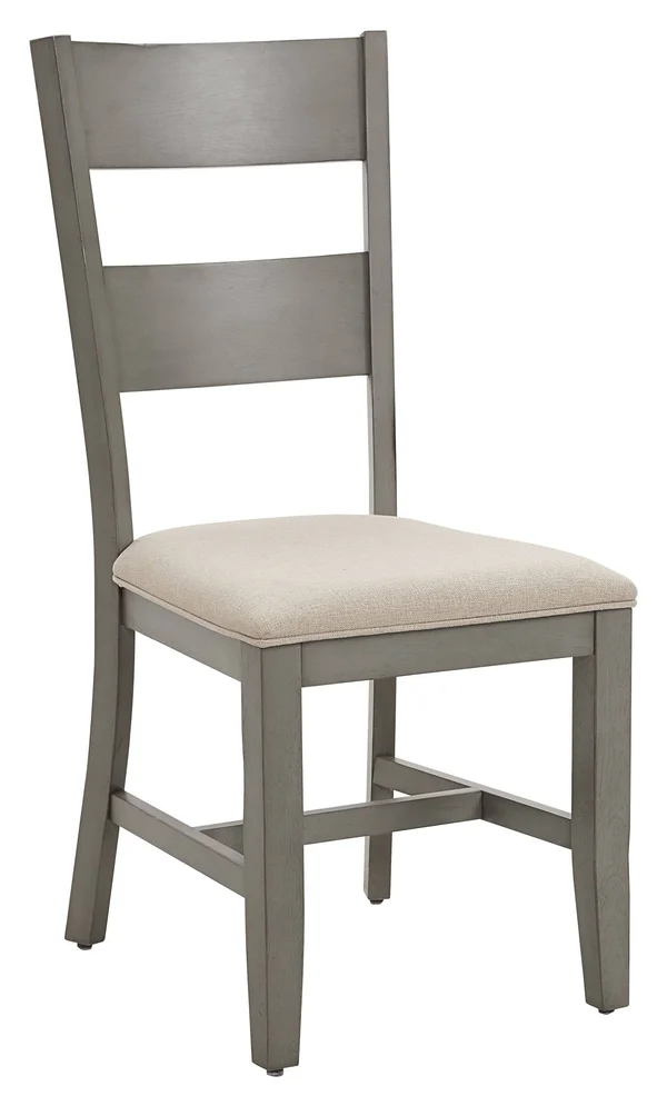 Progressive Furniture D837-61 Toronto Upholstered Dining Chair Linen & Weathered Gray - Set of 2