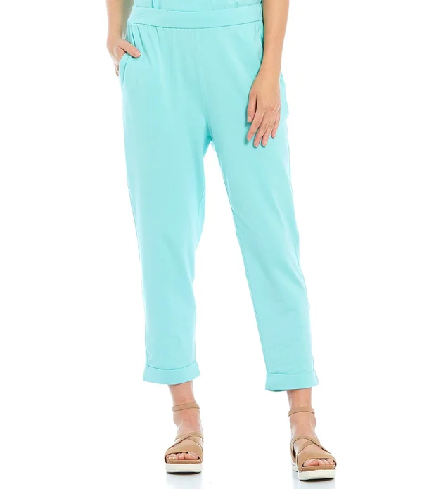 Eileen Fisher Cotton Stretch Slim Pants - XL