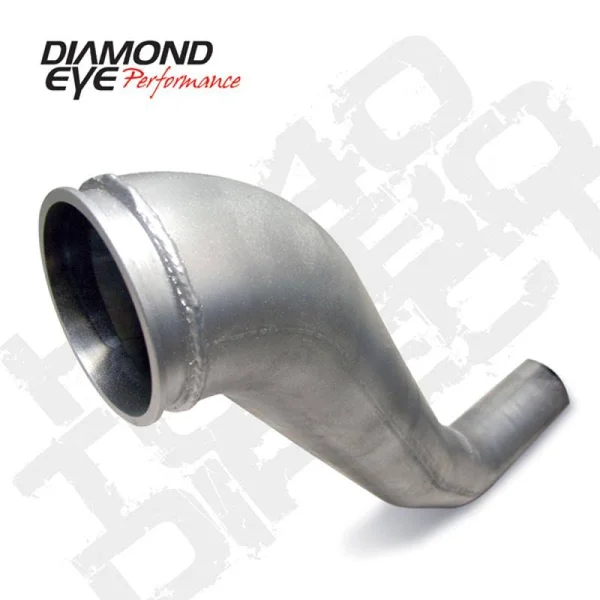 Diamond Eye HX40 Turbo Downpipe - 4in;alum:94-02;5.9l; 221040