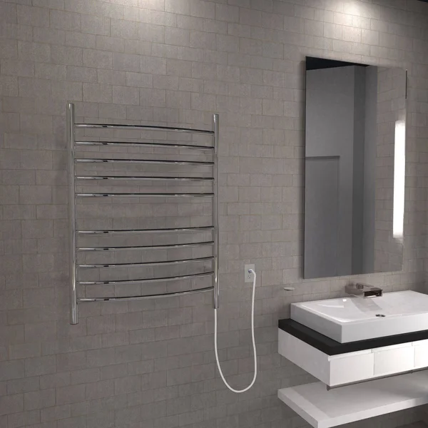 Amba RWP-CP Polished Radiant Plug-In Curved Towel Warmer