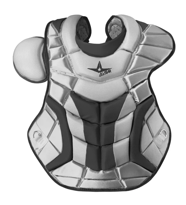 All-Star CP30Pro System 7 16.5 inch Adult Chest PROTECTOR - Silver