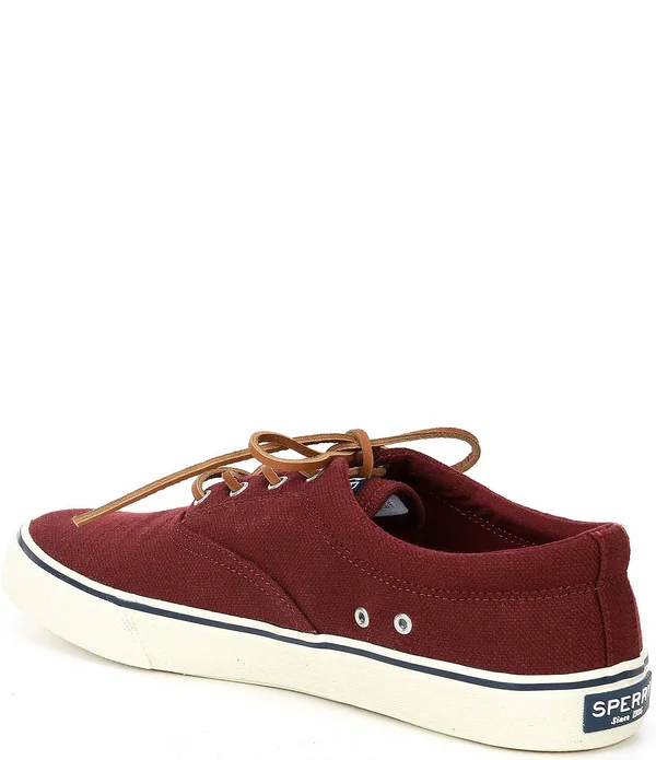 Men's Sperry Striper II CVO Baja Linen Sneaker Taupe, Size 11M
