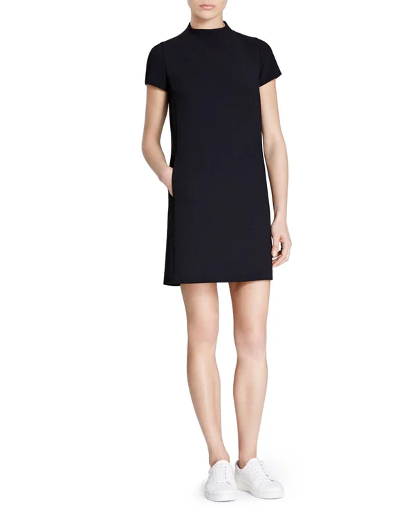 Theory Jasneah Admiral Crepe Mini Dress 4 - Deep Navy