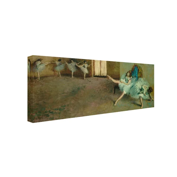 Trademark Global Edgar Degas &Before The Ballet 1890-92& Canvas Art