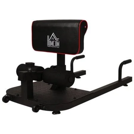 Soozier 3-in-1 Padded Push Up Sit Up Deep Sissy Squat Machine Home Gym Fitness Equipment - Black