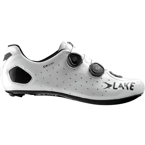 Lake CX332 Wide Cycling Shoe - Men's White - 47.0