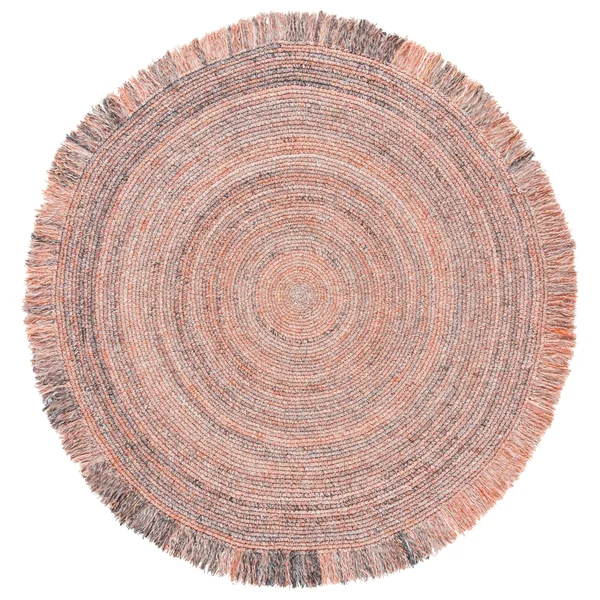 5' x 5' Round Area Rug, Yellow, Safavieh