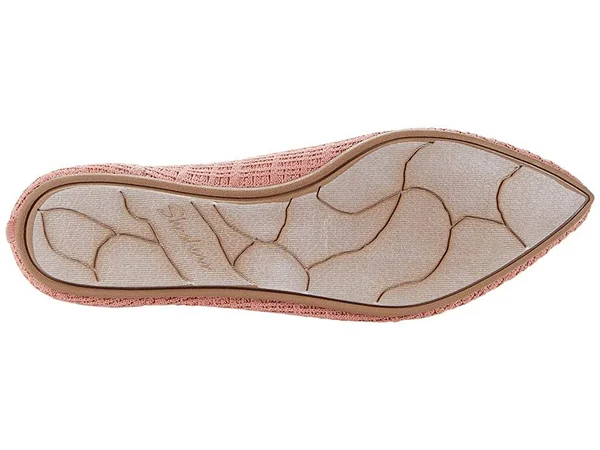 Women's Skechers Cleo Point Vegan Ballet Flat, Adult, Size: 11, Rose