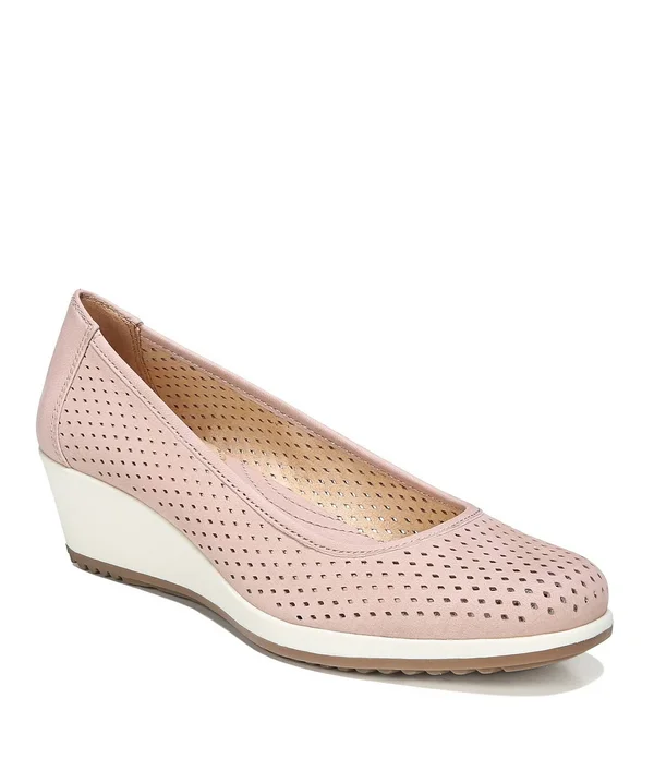 Naturalizer Betina 2 Wedge Heels 7 M Vintage Mauve