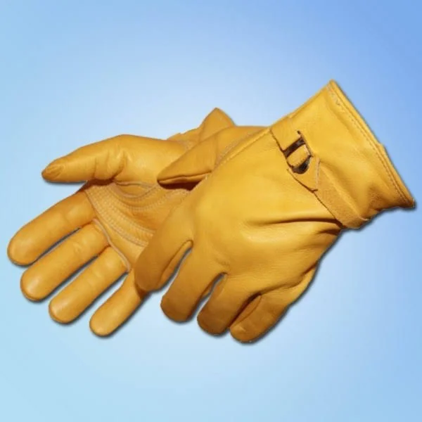 Leather Drivers Glove with Rolled Cuff, 12 Pair 6504-XL