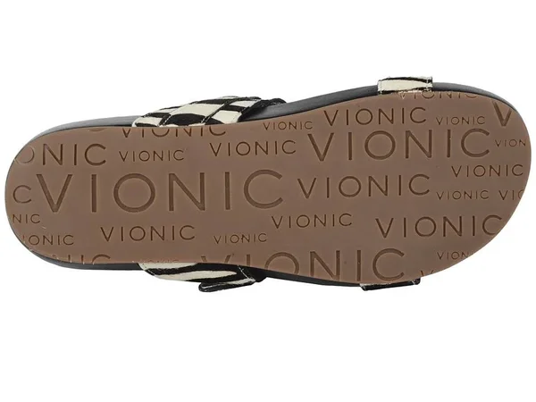 Women's Vionic with Orthaheel Technology Samar Sandal - Black Zebra