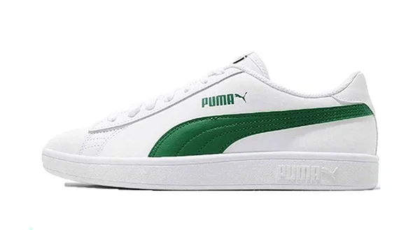 Puma Smash V2 &White Green& White/Amazon Green Sneakers/Shoes 365215-03 (Size: US 11.5)