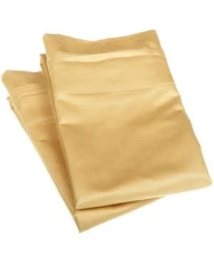 Egyptian Cotton 1500 Thread Count Solid Sheet Set - Gold, Full