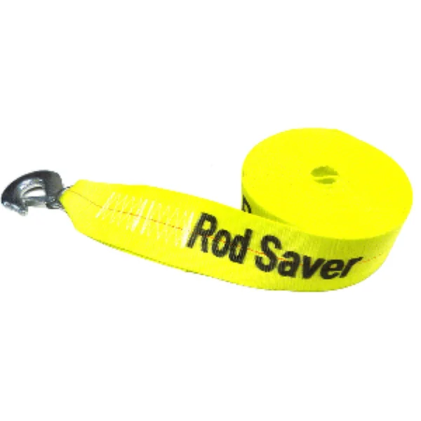 Rod Saver WS3Y30 Heavy-Duty Winch Strap Replacement - Yellow 3x22 x 30&