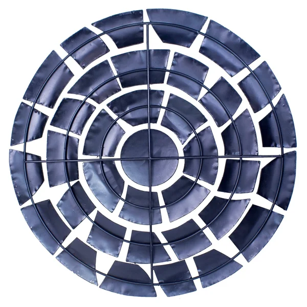 Shelby 40 inch Round Metal and Capiz Wall Decor