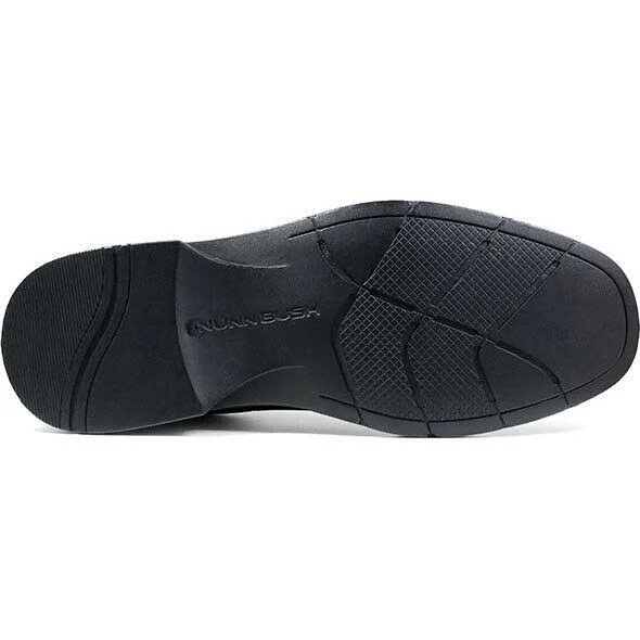 Men's Nunn Bush Jasen 84221 Bicycle Tip Lace Up Comfort Gel, Size: 14, Black
