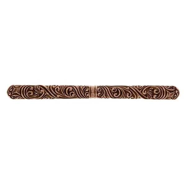 Vicenza Designs P2013C-12-AC Liscio 12x22 Center to Center Appliance Pull Size: 2x22 H x 13.5x22 W x 1x22 D - Finish: Antique Cop