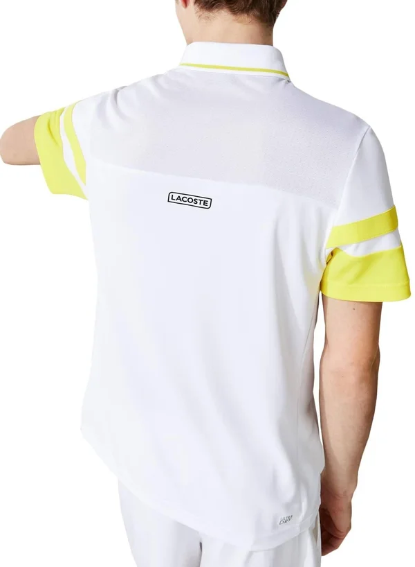 Lacoste Sport Striped Breathable Piqué L