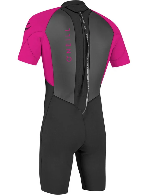 Kids Wetsuit O&Neill Reactor II 2mm Backzip SS (Berry)