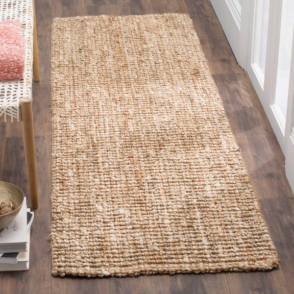 Safavieh Natural Fiber NF447N 2&6x22 x 14&0x22 Runner Natural, Ivory Area Rug