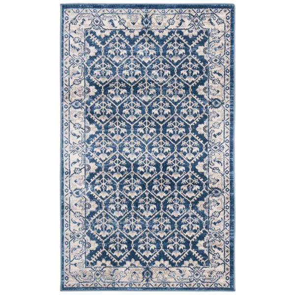 Safavieh 11& x 15& Brentwood BNT869G Light Grey Blue Rug