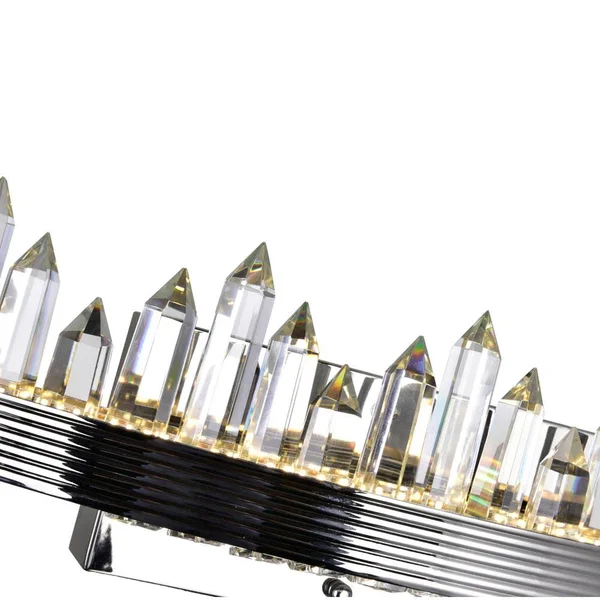 CWI Lighting 1218w24-613 LED Sconce with Polished Nickel Finish