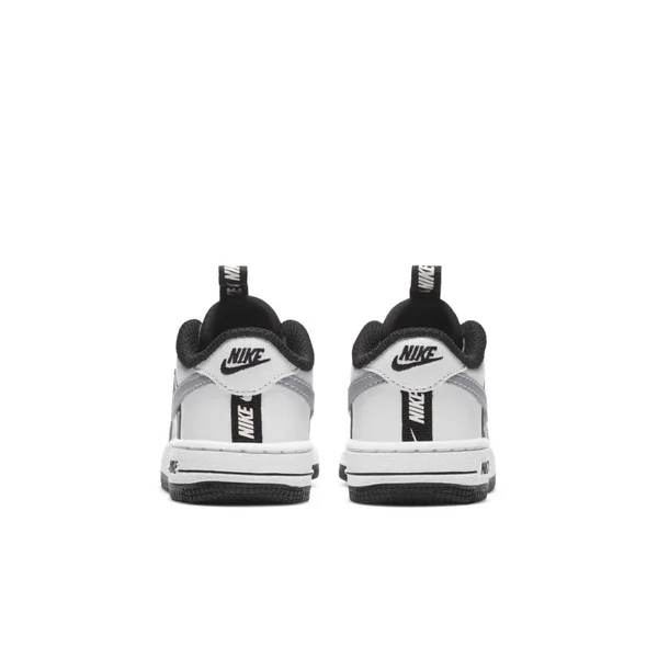 Nike Force 1 LV8 White/Black Toddler Boys& Shoes, Size: 7