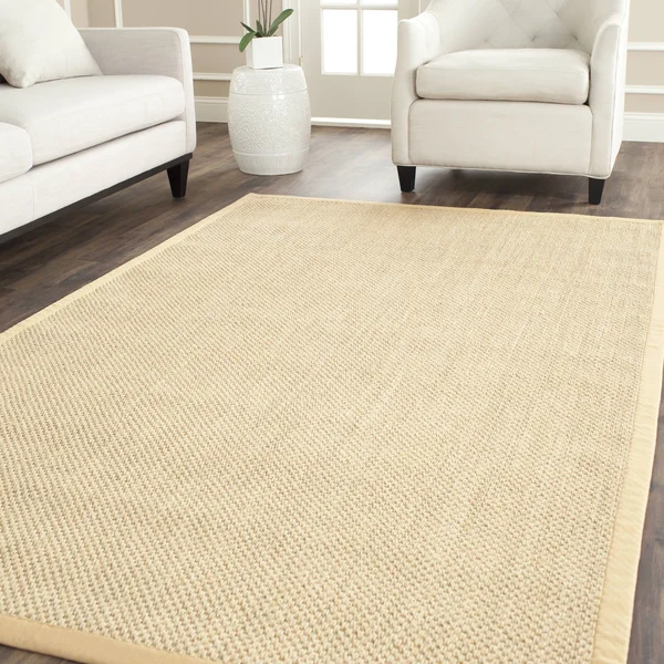 Safavieh NF443A Natural Fiber Maize - Wheat Area Rug - 10' x 14'