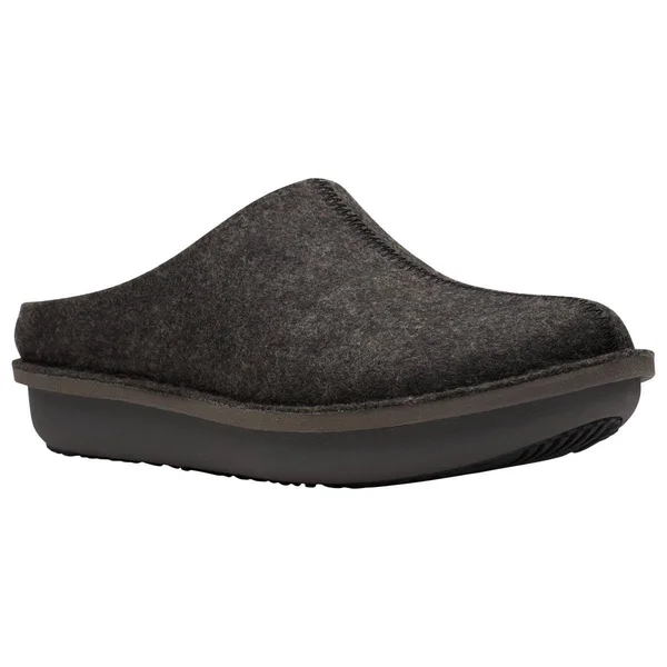Clarks Women's Step Flow Clog - Size: 7, Grey Felt