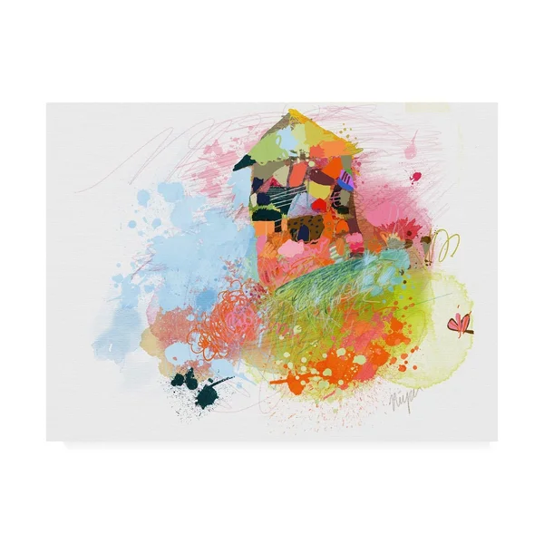 Trademark Art Niya Christin 'Happy House' Canvas Art