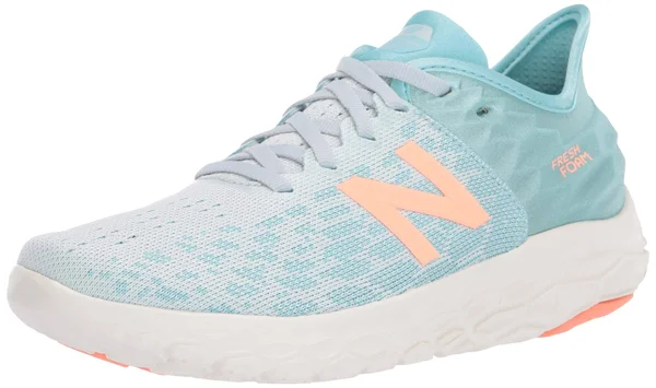 New Balance Women's Fresh Foam Beacon V2 Running Shoe - Size: 9, Camden Fog/Newport Blue