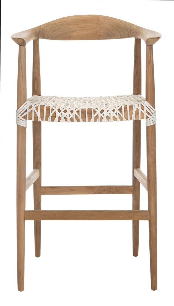 Safavieh Bandelier Barstool - White