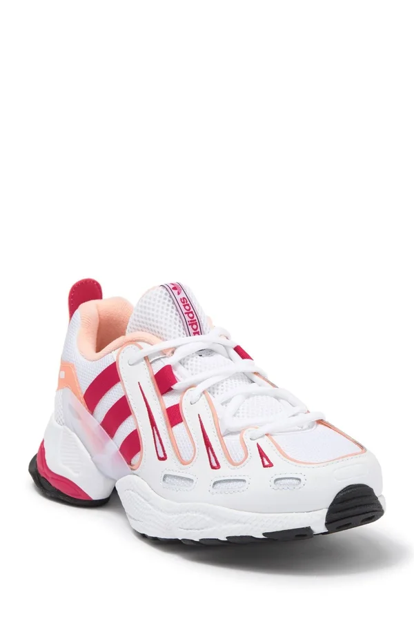 Adidas Originals Womens EQT Gazelle - Shoes White/Energy Pink/Blue Tint Size 11.0