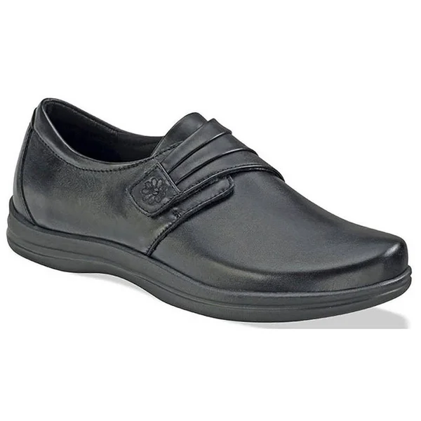 Women's Apex Linda Classic Monk Strap, Size: 5.5, Black