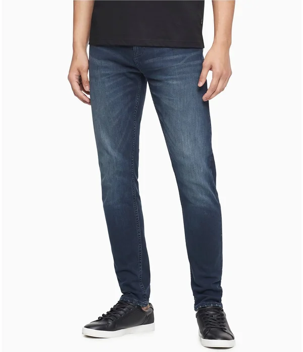 Calvin Klein Jeans CKJ Skinny Fit Jeans - Mens, 38 32, Boston Blue